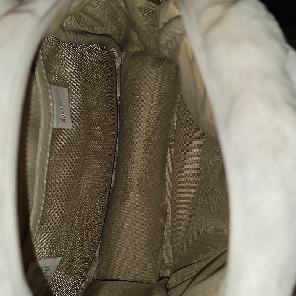 Nike Sportswear Futura Faux Fur White Mini Backpack. NWT. - Picture 12 of 13
